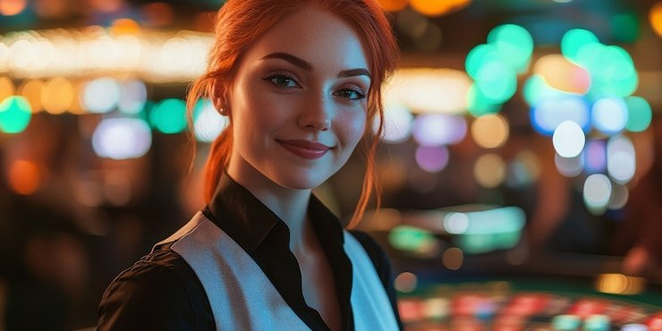 Dealer live casino profesional melayani pemain dengan lingkungan permainan menarik dan bersahabat